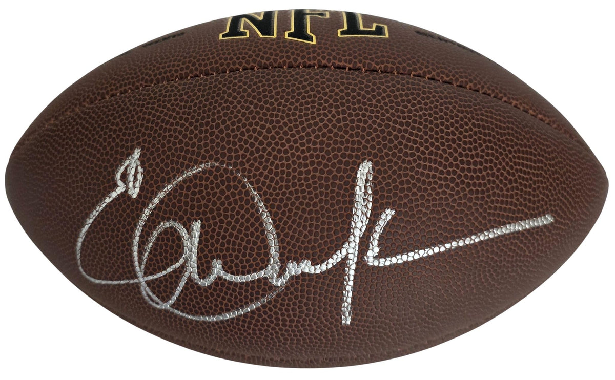 Eric Dickerson Signed Football COA Proof Autographed Los Angeles Rams Colts Raiders