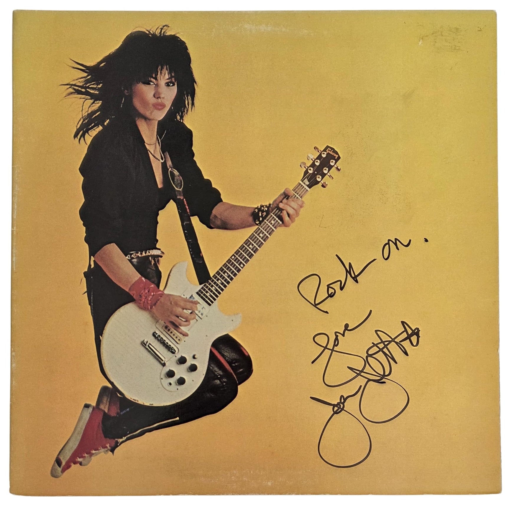 Joan Jett Signed Jett & The Blackhearts Album COA Exact Proof Autographed Vinyl Record