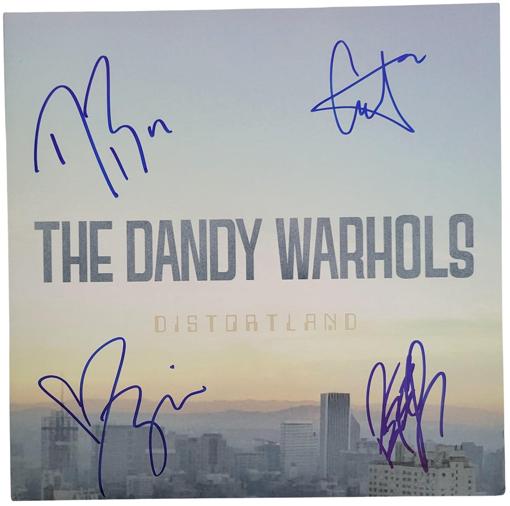 The Dandy Warhols Signed Distortland Album COA Proof Autographed Vinyl Record