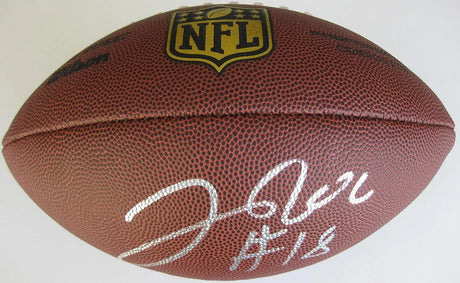 Josh Doctson Signed Duke Football COA Proof TCU Horned Frogs Washington