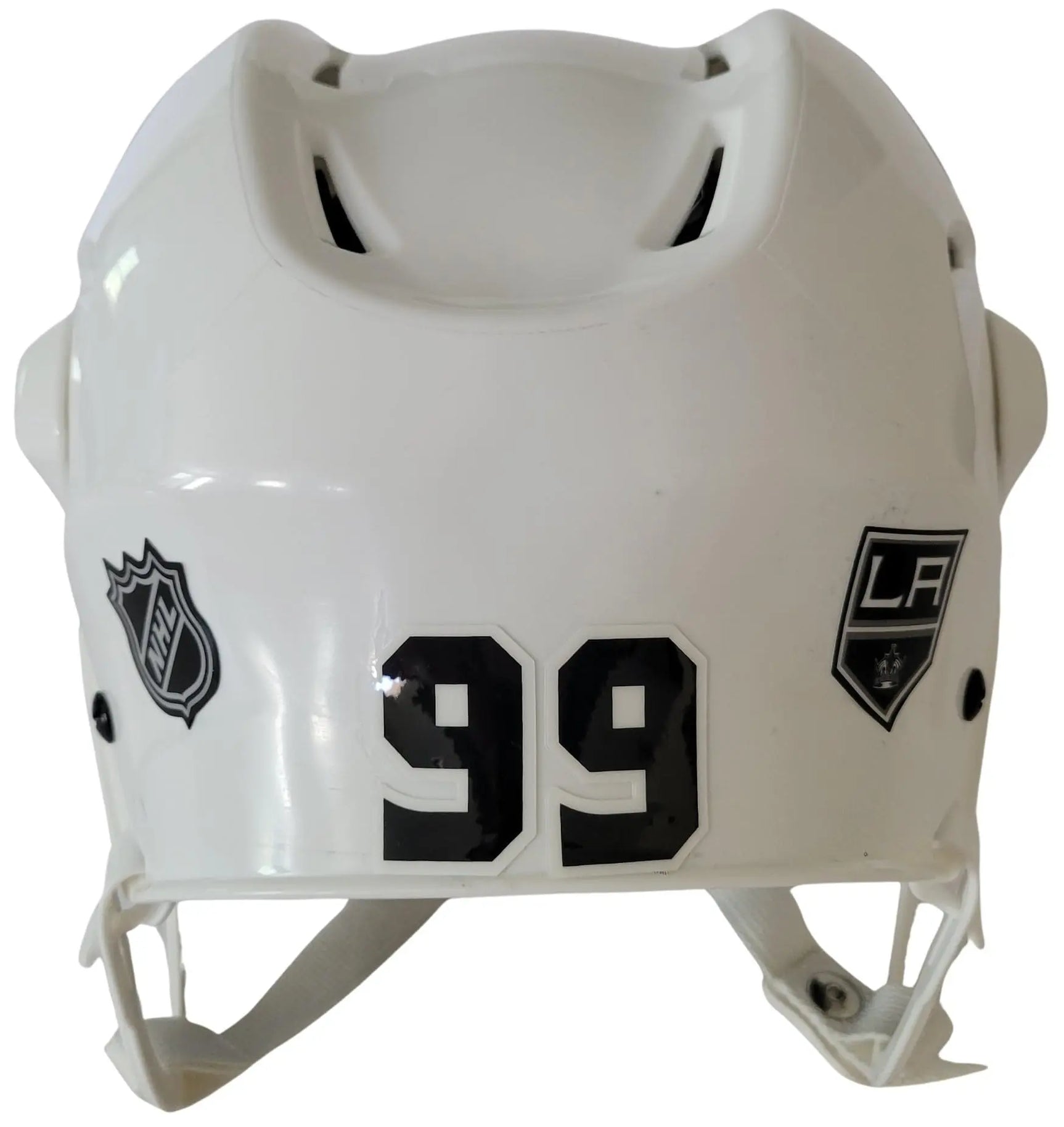 Wayne Gretzky Signed LA Kings Full Size Hockey Helmet Exact Proof COA Autographed