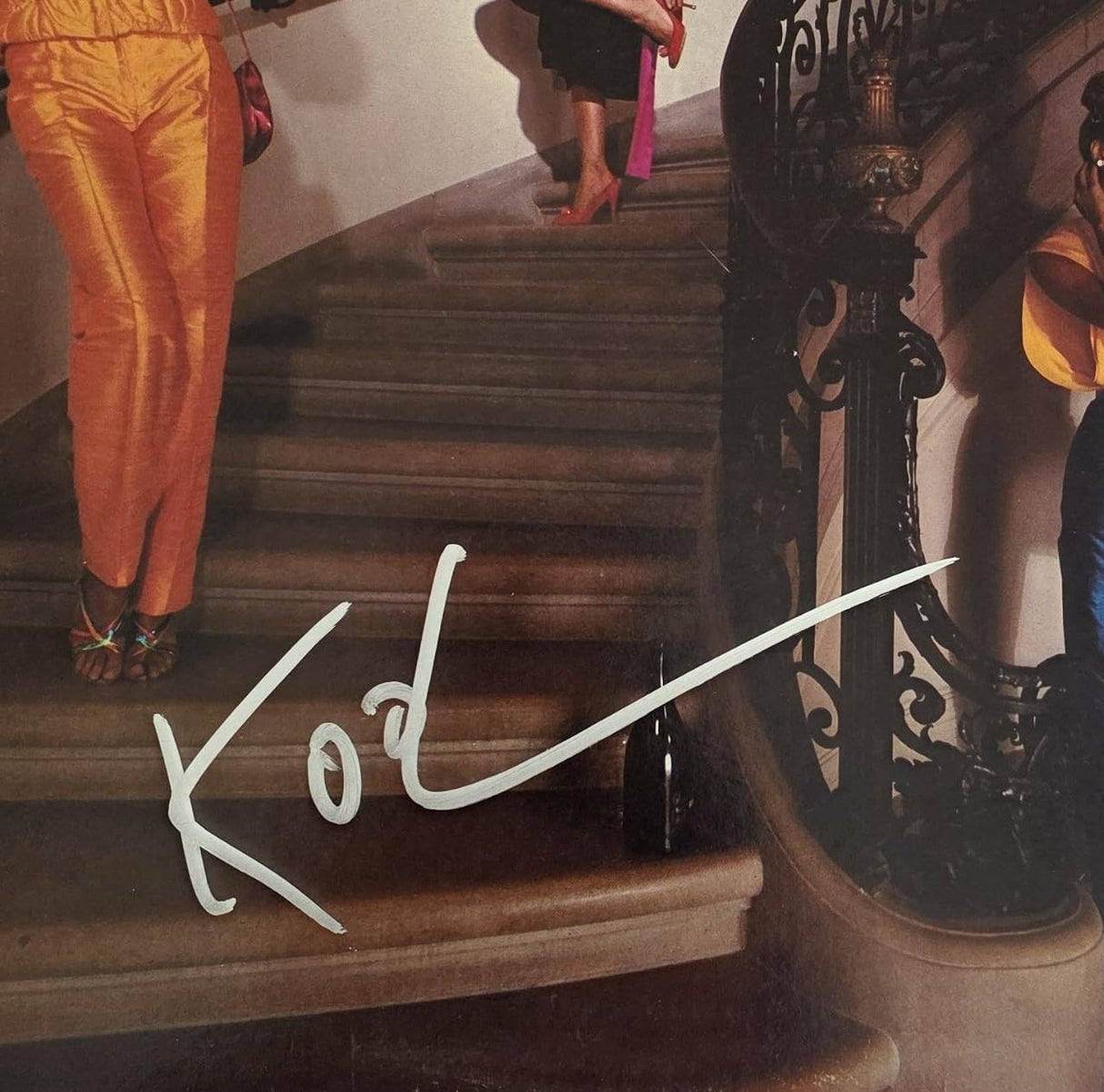 Robert Bell Signed Kool & the Gang Ladies Night Album COA Proof Autographed Vinyl Record