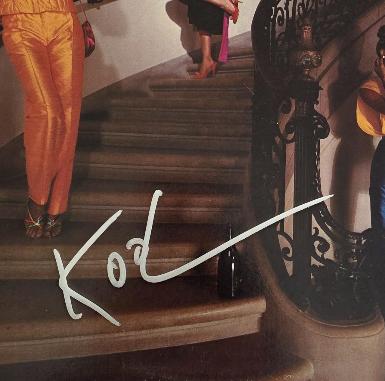 Robert Bell Signed Kool & the Gang Ladies Night Album COA Proof Autographed Vinyl Record