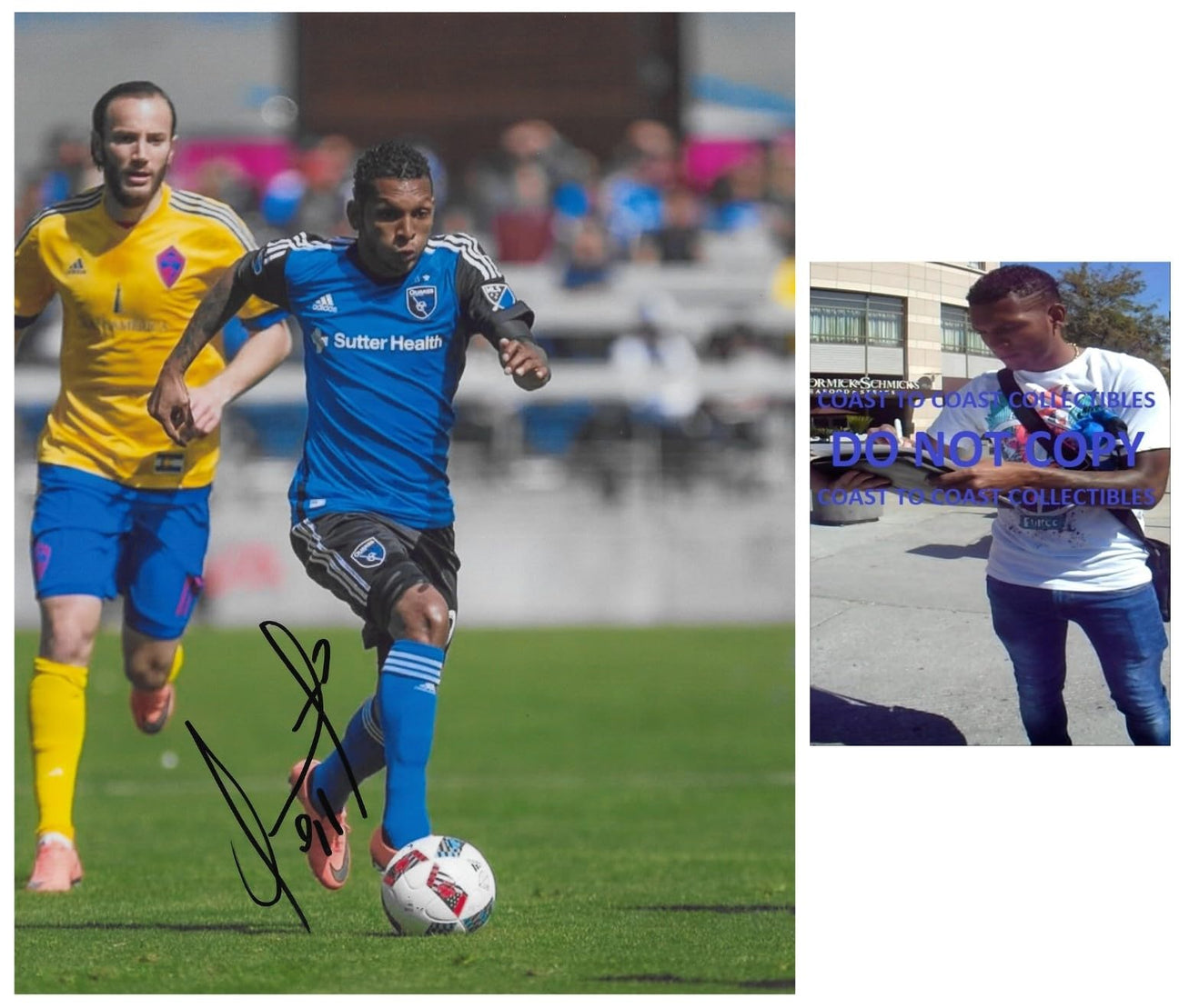 Alberto Quintero Signed 8x10 Photo Proof Autographed San Jose Earthquakes Panama