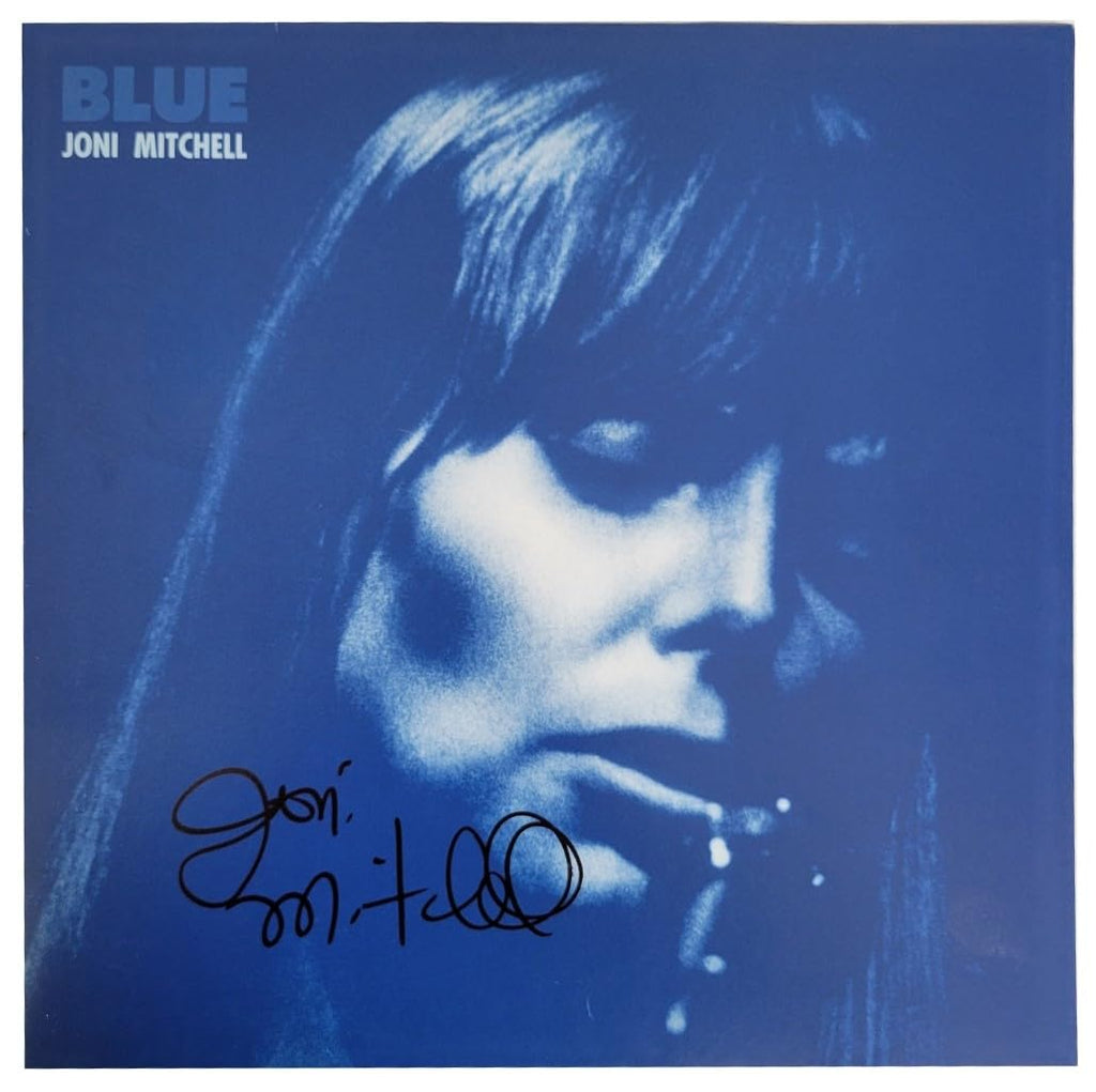 Joni Mitchell Signed Blue Album COA Exact Proof Autographed Vinyl Record VERY RARE