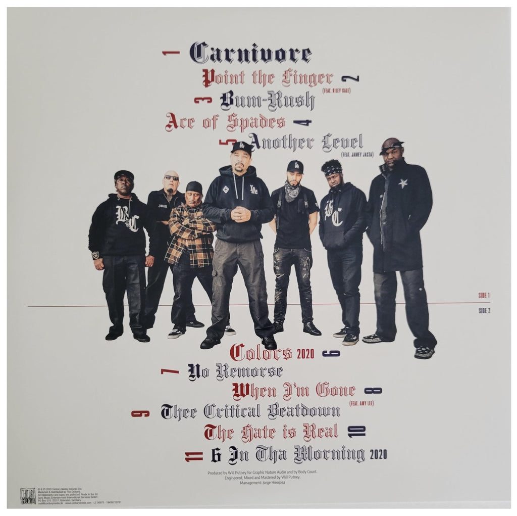 Ice T Signed Body Count Carnivore Album COA Exact Proof Autographed Vinyl Record