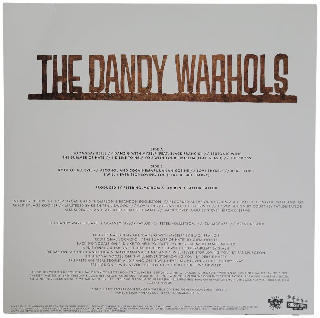 The Dandy Warhols Signed Rockmaker Album COA Proof Autographed Vinyl Record