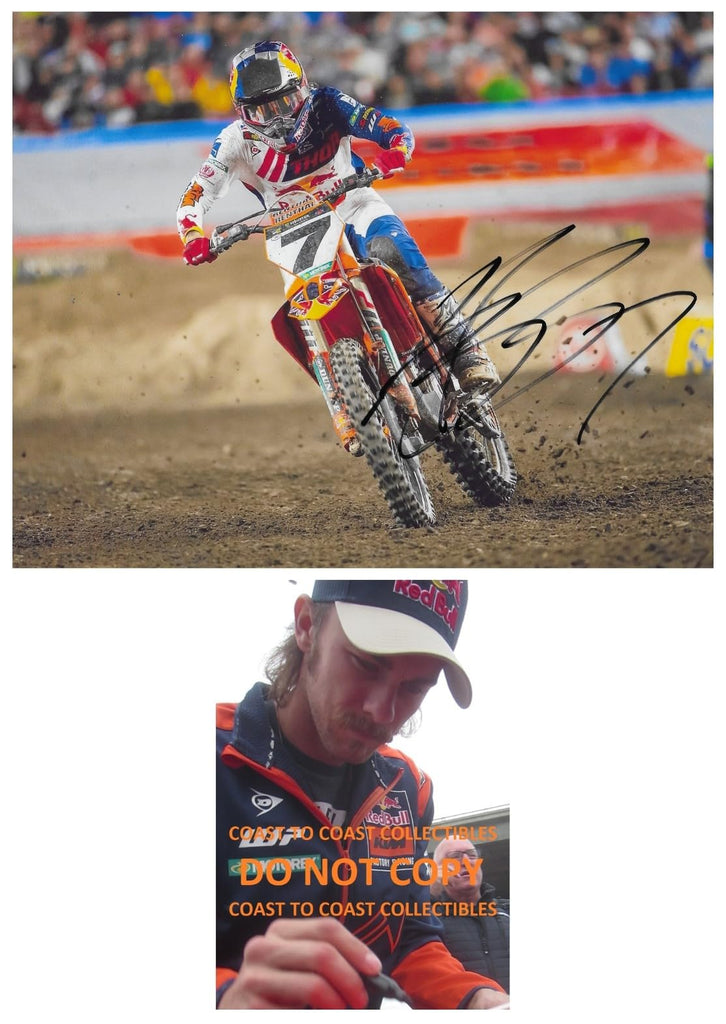 Aaron Plessinger Signed 8x10 Photo COA Proof Autographed Supercross Motocross