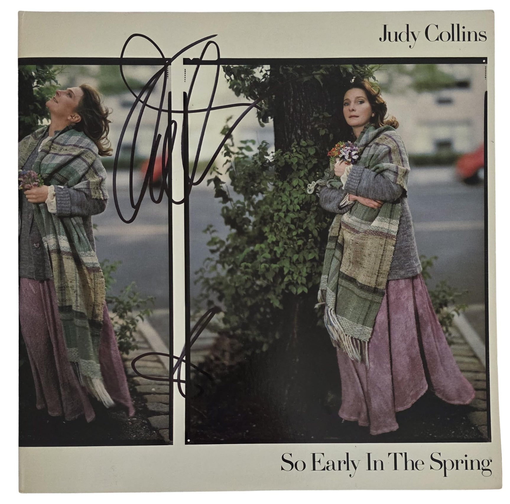 Judy Collins Signed So Early in the Spring Album COA Proof Autographed Vinyl Record