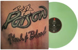Bret Michaels Signed Poison Flesh & Blood Album COA Proof Autographed Vinyl Record