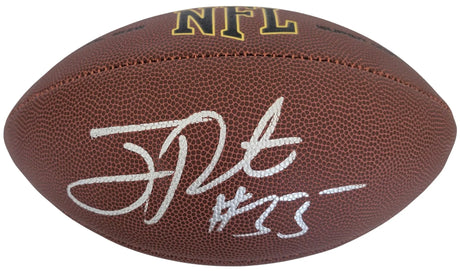 Joey Porter Signed Football Proof COA Autographed Pittsburgh Steelers