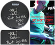 Michael Derosier Heart HOF Drummer Signed Drumhead COA Exact Proof Autographed