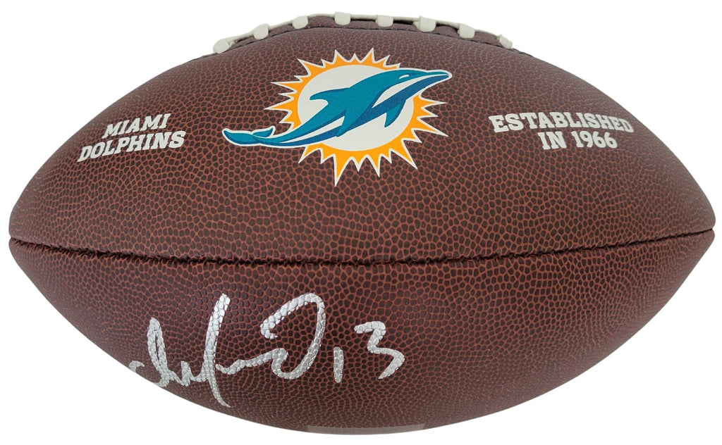 Dan Marino Signed Miami Dolphins Logo Football Exact Proof COA Autographed