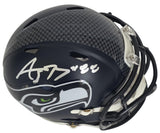 AJ Barner Signed Seattle Seahawks Mini Football Helmet Proof COA Autographed