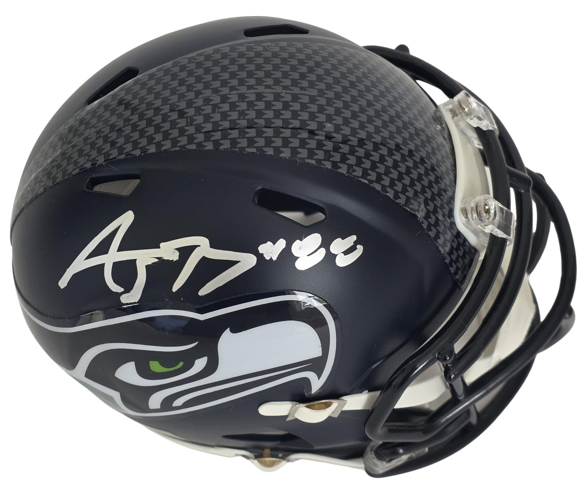 AJ Barner Signed Seattle Seahawks Mini Football Helmet Proof COA Autographed
