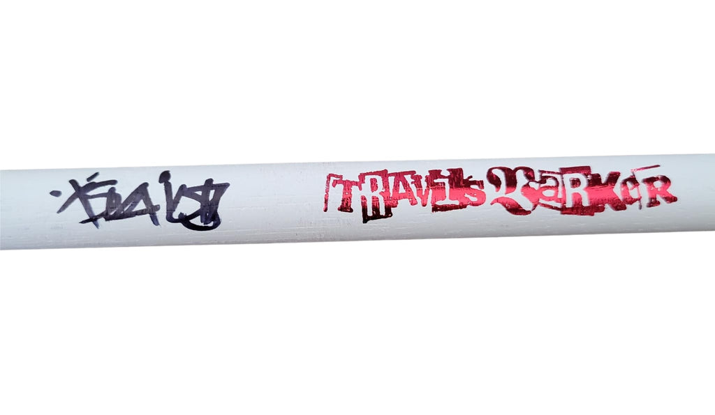 Travis Barker Blink 182 Drummer Signed Drumstick COA Exact Proof Autographed