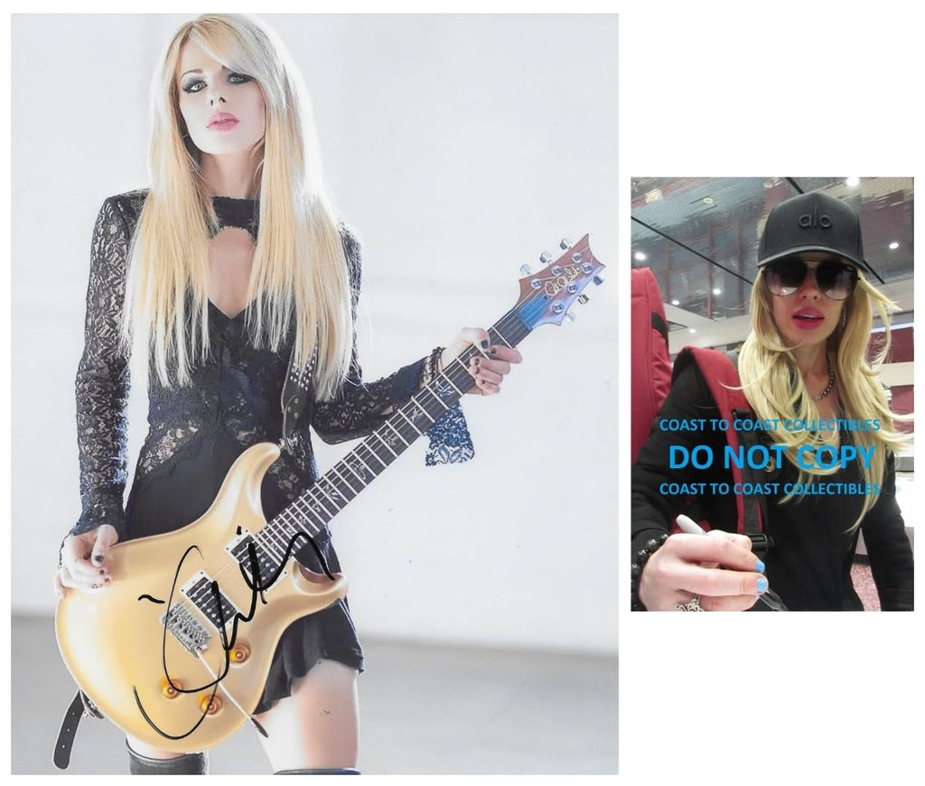 Orianthi Panagaris Guitarist signed 8x10 photo COA Proof autographed (Michael Jackson).. STAR