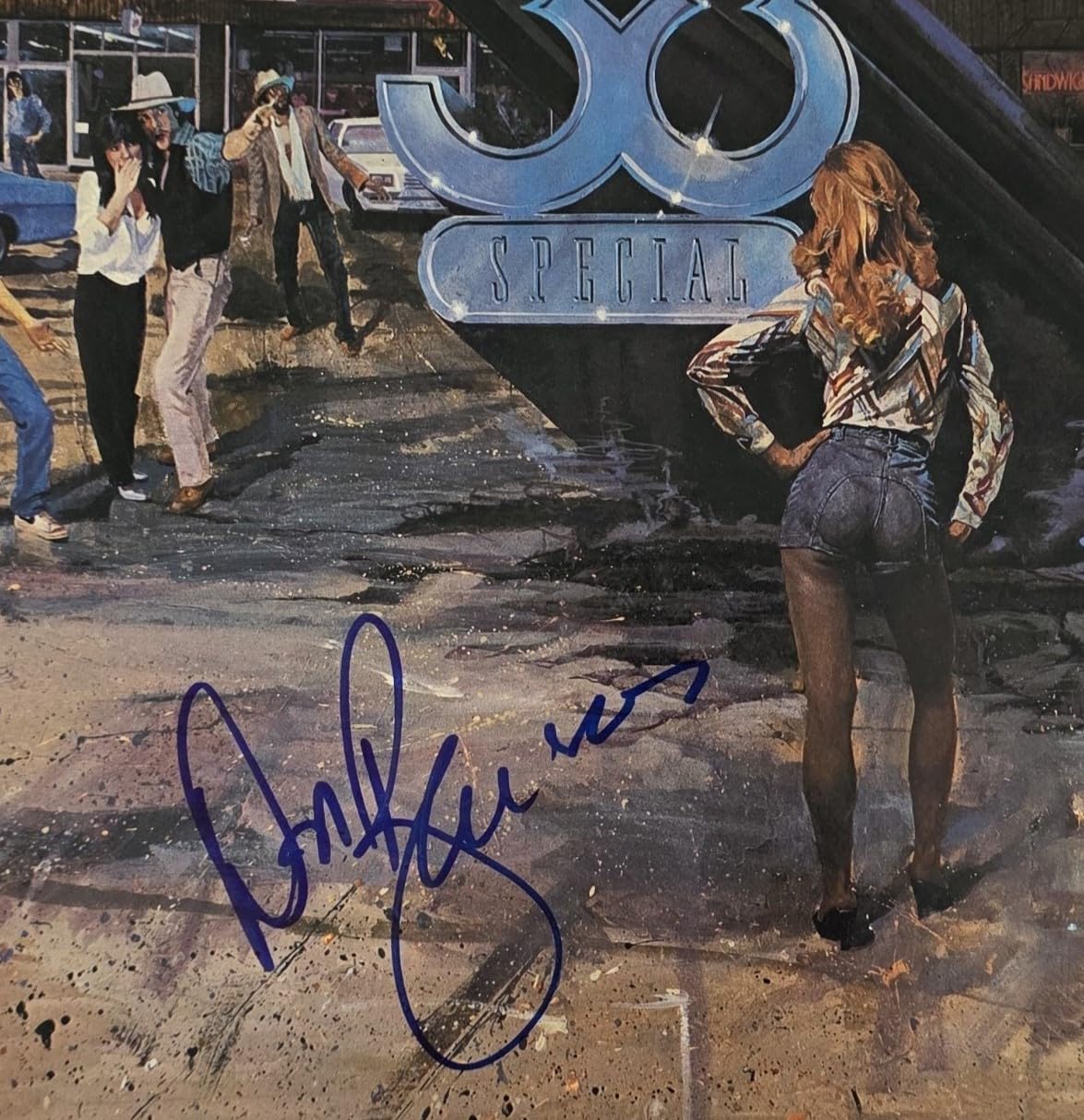 Don Barnes Signed 38 Special Special Forces Album COA Proof Autographed Vinyl Record