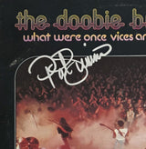 Patrick Simmons Signed The Doobie Brothers What Were Once Vices Are Now Habits Album COA Proof Autographed Vinyl Record