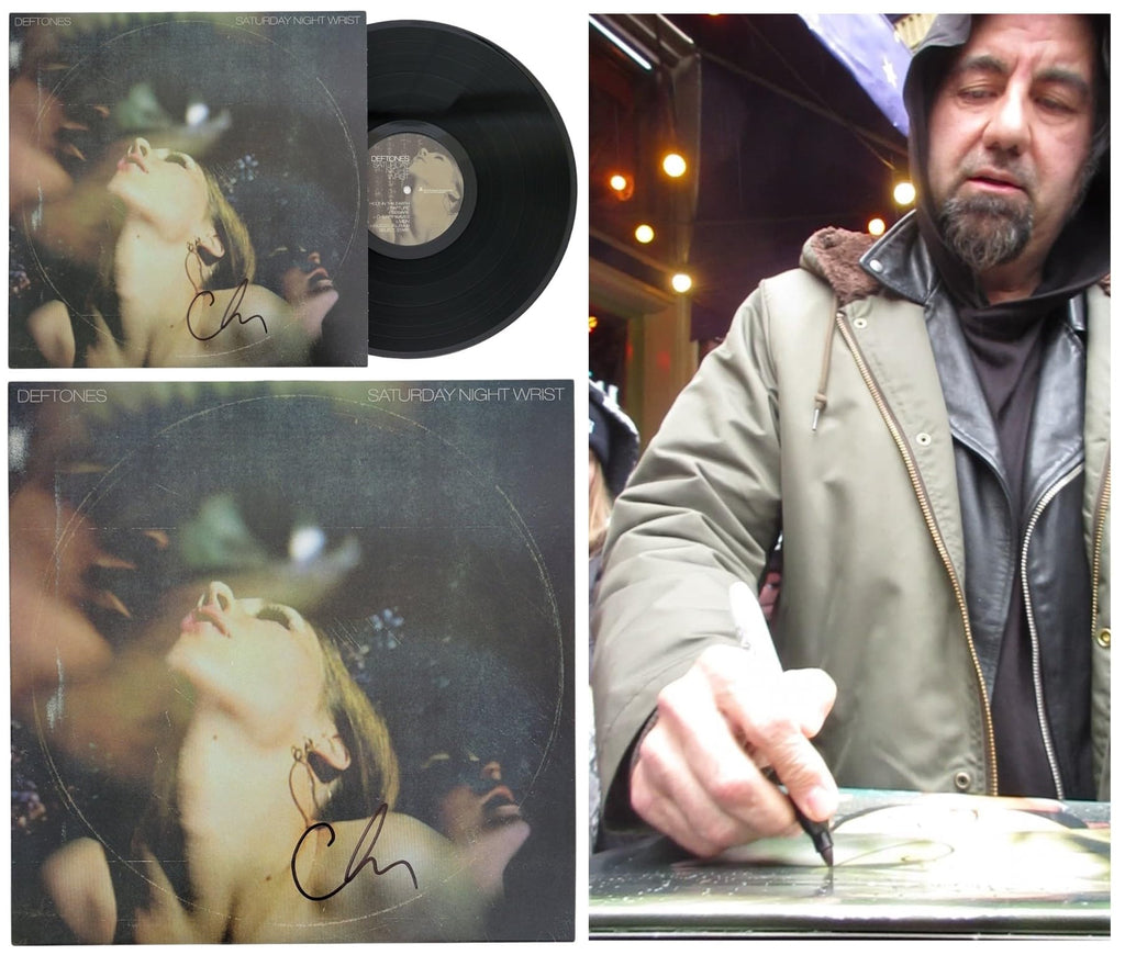 Chino Moreno Signed Deftones Saturday Night Wrist Album Proof Autographed Vinyl Record