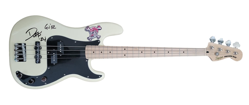 Duff McKagan Signed Fender Squier Bass Guitar COA Proof Guns N Roses Autographed STAR