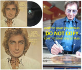Barry Manilow Signed Greatest Hits Album COA Autographed Vinyl Record Proof