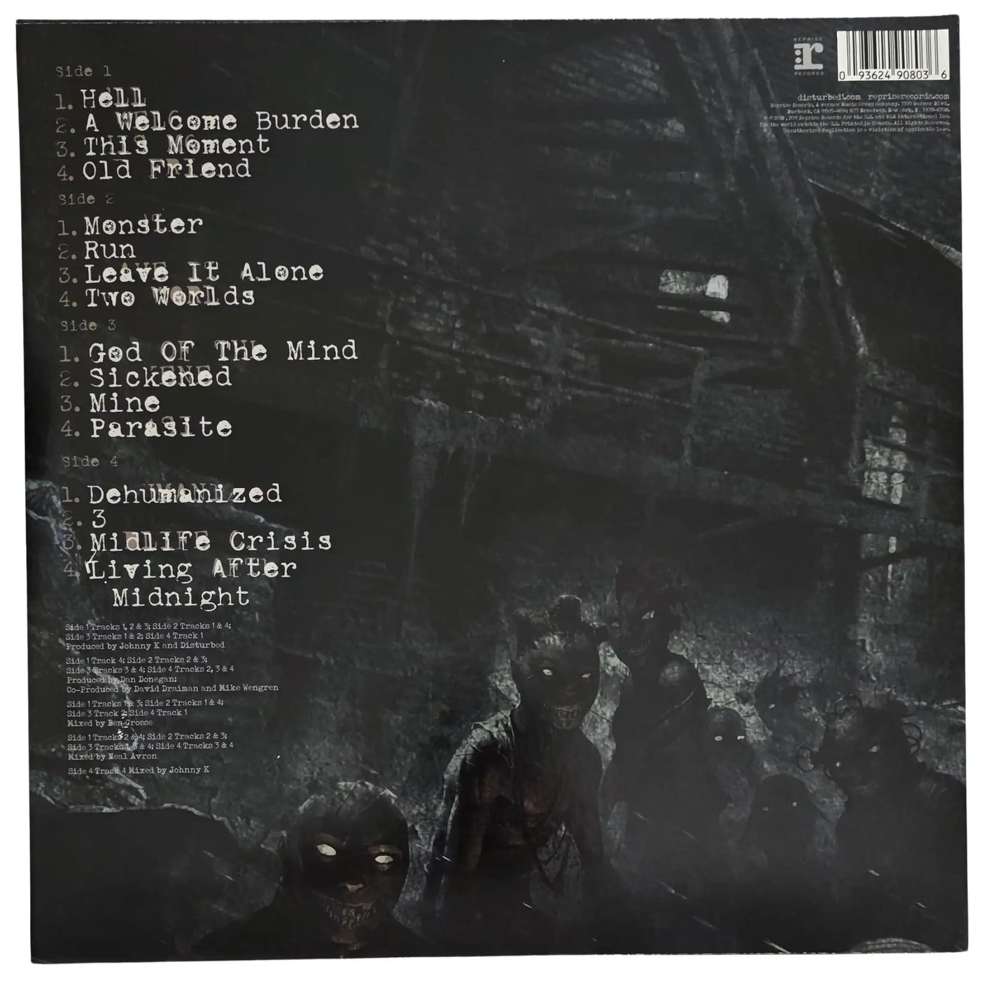 Disturbed Band Signed The Lost Children Album COA Proof Autographed Vinyl Record David Draiman,Dan Donegan,Mike Wengren
