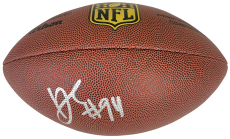 DeMarcus Ware Signed Football Proof Beckett COA Dallas Cowboys Denver Broncos Autographed