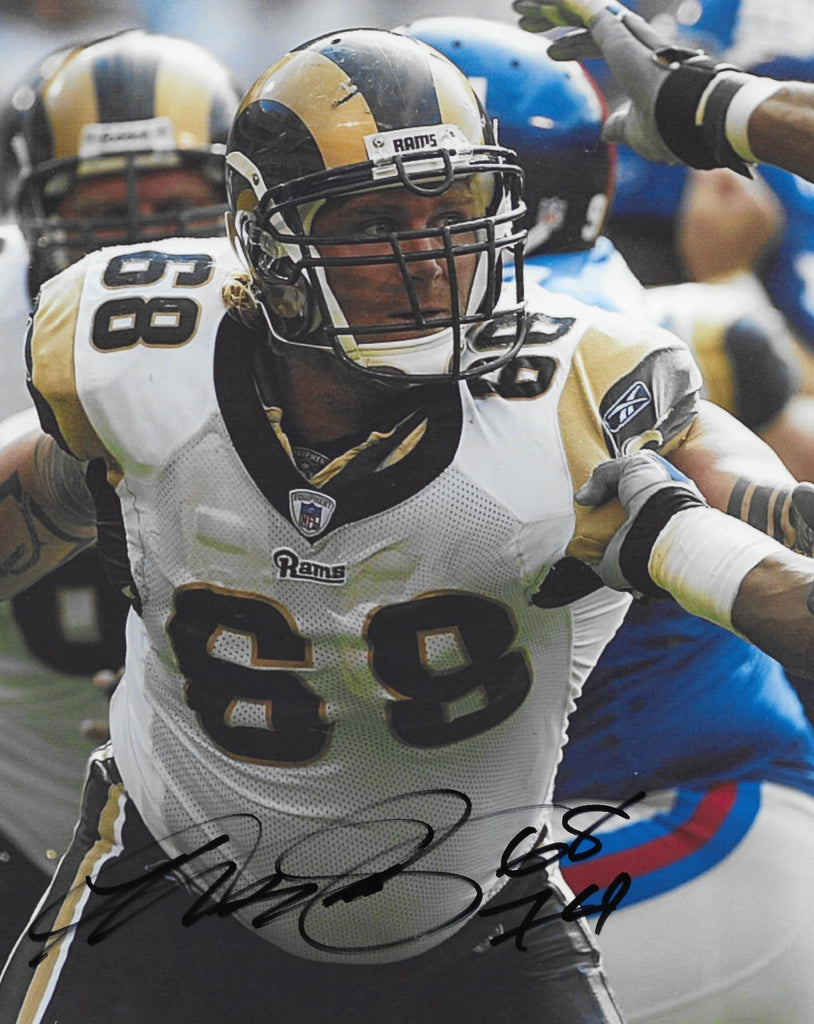 Kyle Turley Signed 8x10 Photo Proof COA Autographed St Louis Rams Football
