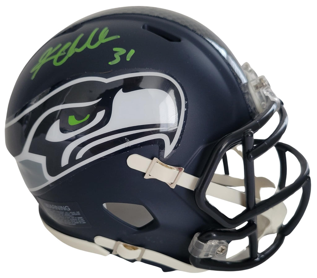 Kam Chancellor Signed Seattle Seahawks Mini Football Helmet Proof COA Autographed..