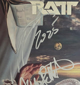 Stephen Pearcy Warren DeMartini Signed Ratt Reach For The Sky Album Proof COA Autographed Vinyl Record
