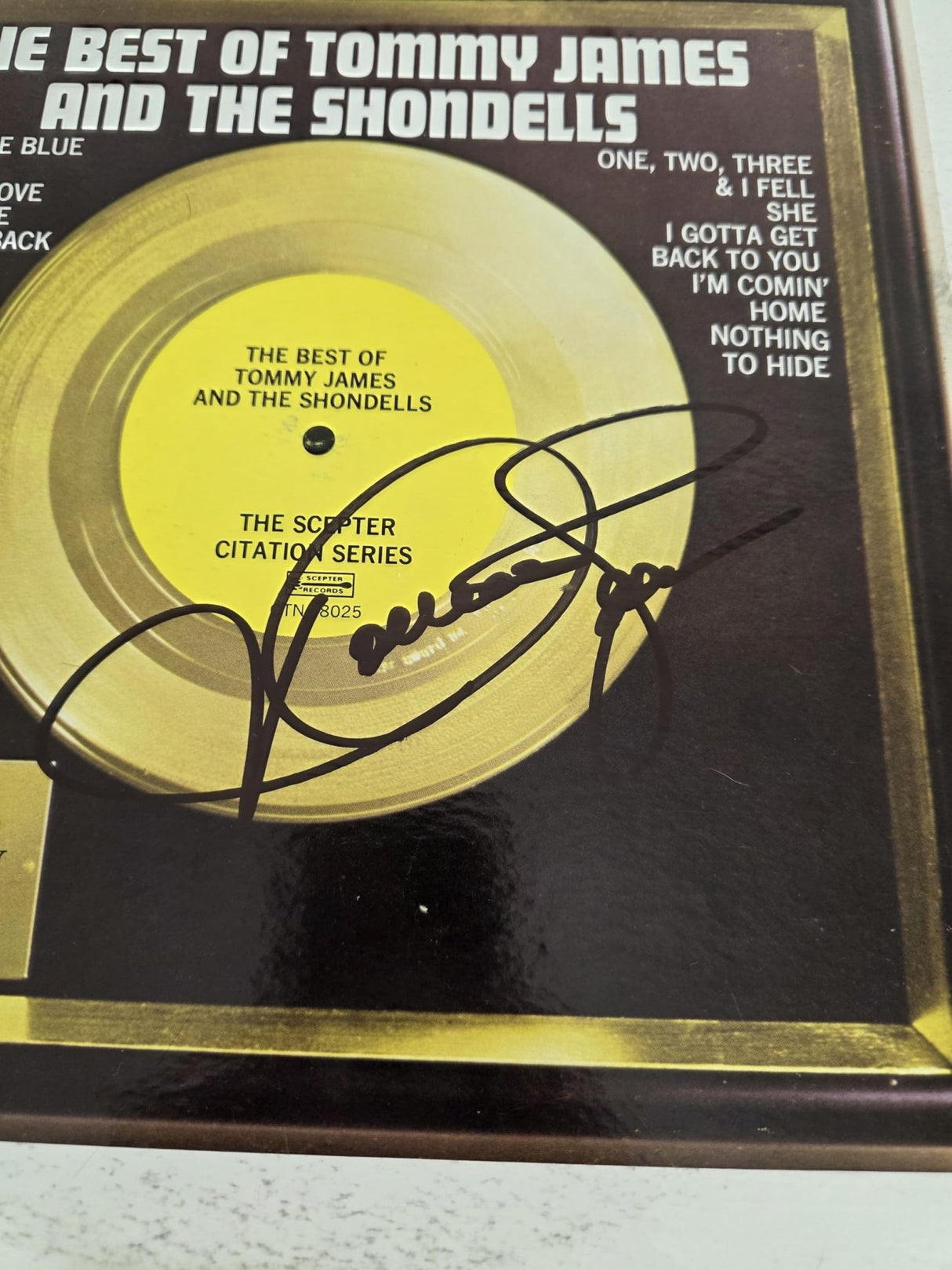 Tommy James Signed Best of The Shondells Album COA Proof Autographed Vinyl Record