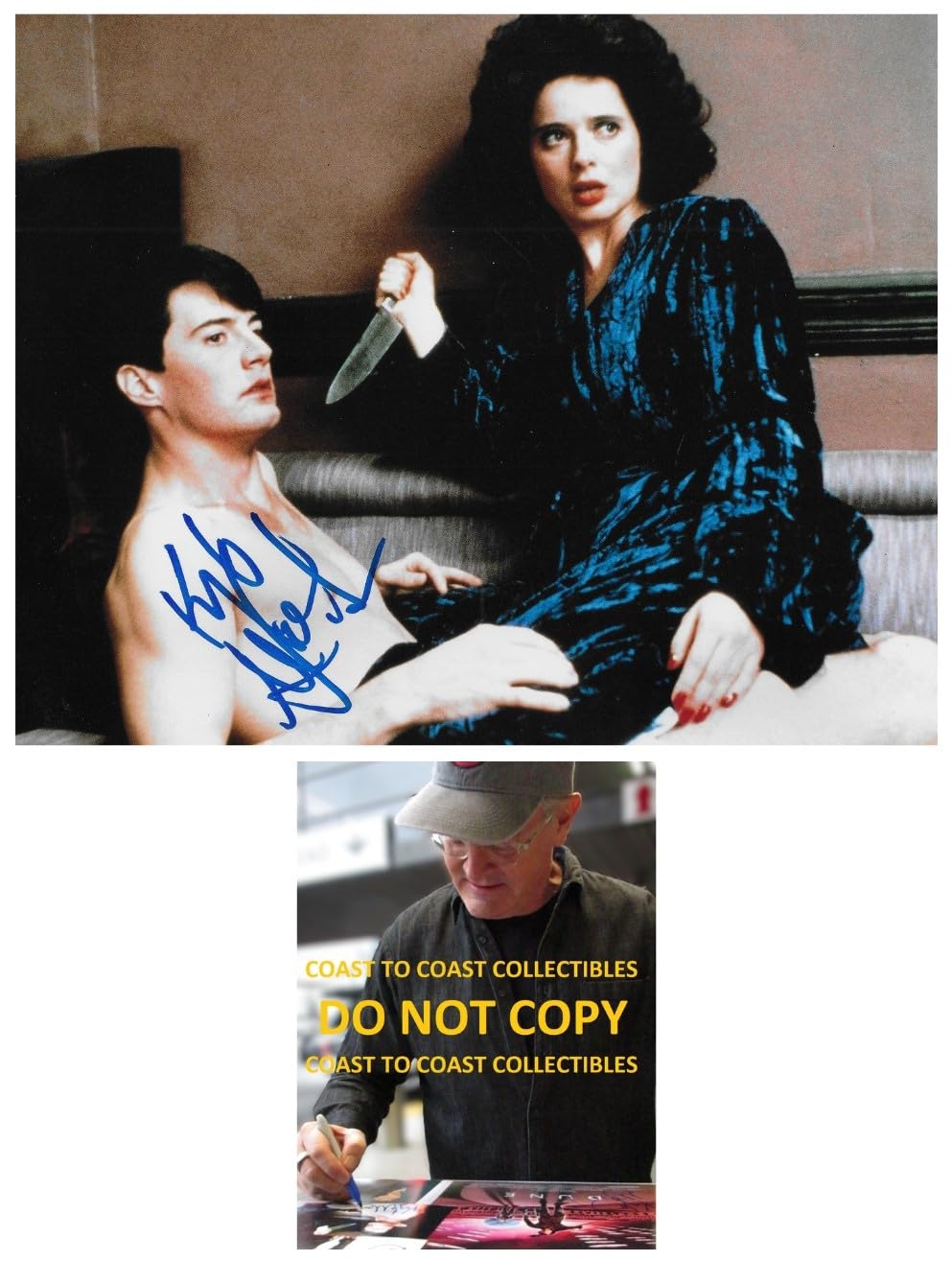 Kyle MacLachlan Signed 8x10 Photo COA Exact Proof Autographed Blue Velvet STAR