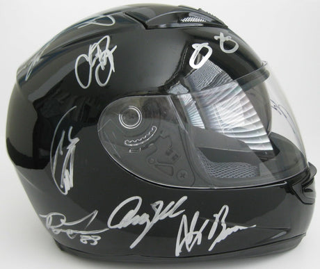Jeff Gordan Jimmie Johnson plus lots more Signed Full Size Helmet COA Proof Autographed Nascar Drivers