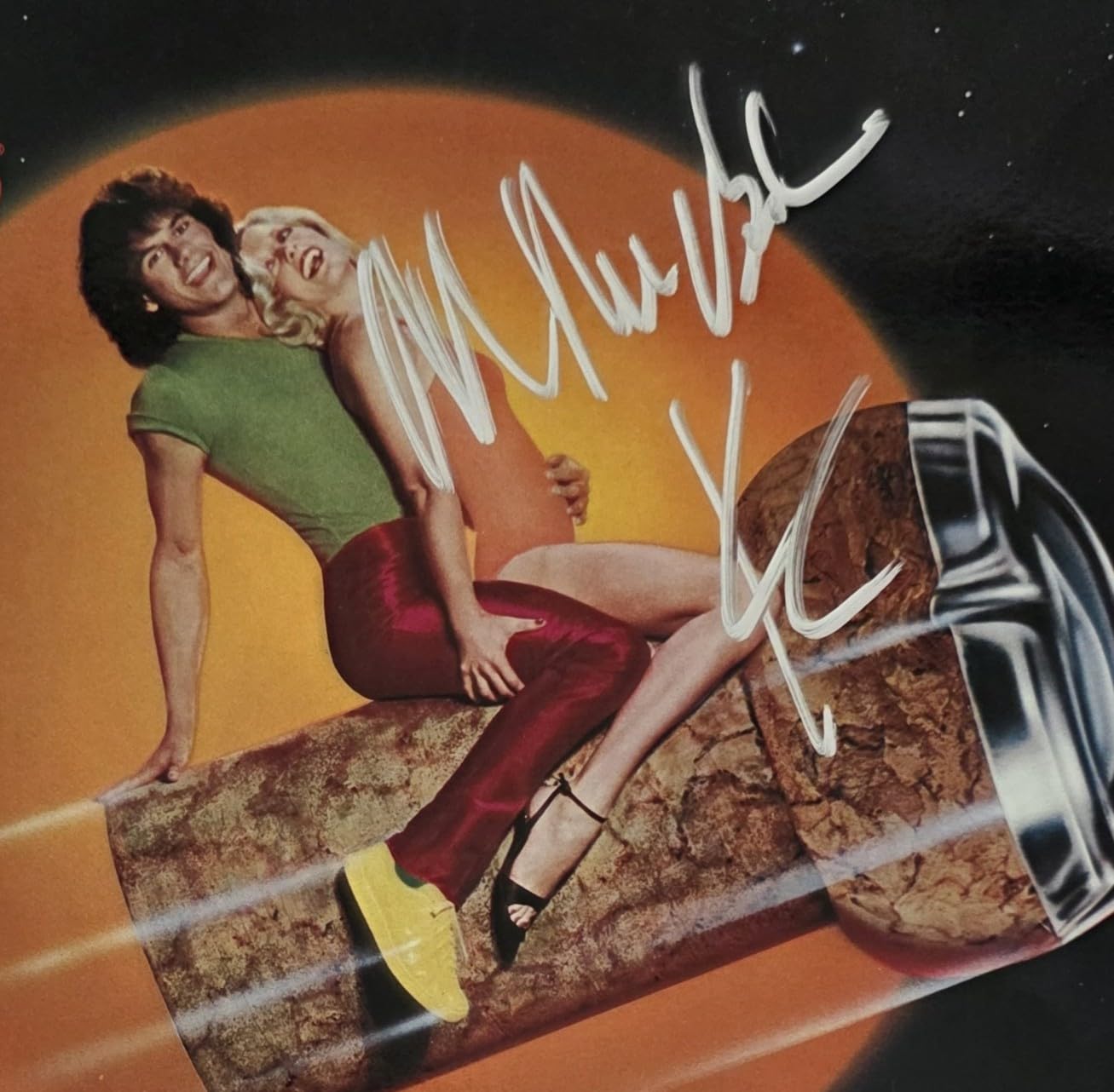 Harry Wayne Casey Signed KC And The Sunshine Band Do You Wanna Go Party Album COA Proof Autographed Vinyl Record