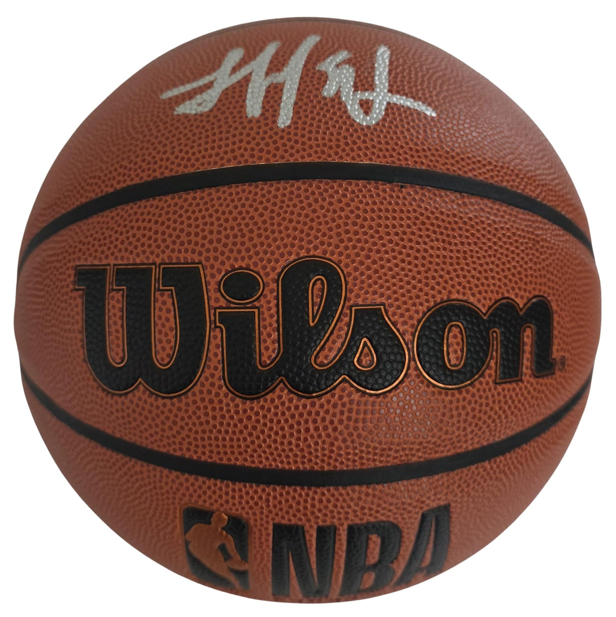 Yang Hansen Signed Basketball COA Proof Autographed Portland Trail Blazers