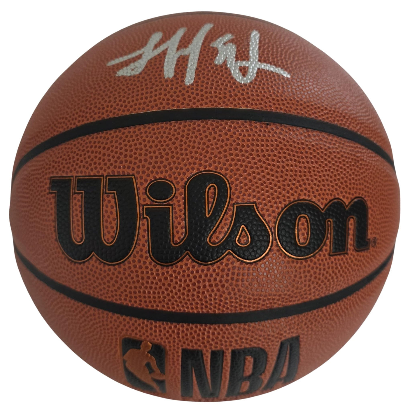 Yang Hansen Signed Basketball COA Proof Autographed Portland Trail Blazers