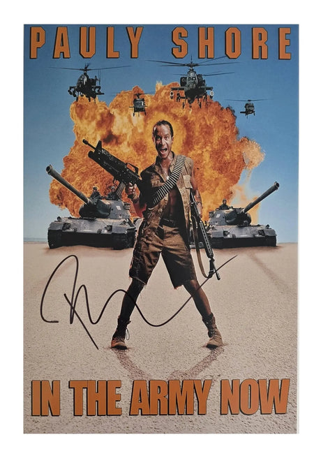 Pauly Shore Signed In the Army Now 12x18 Photo COA Exact Proof Autographed Poster Star