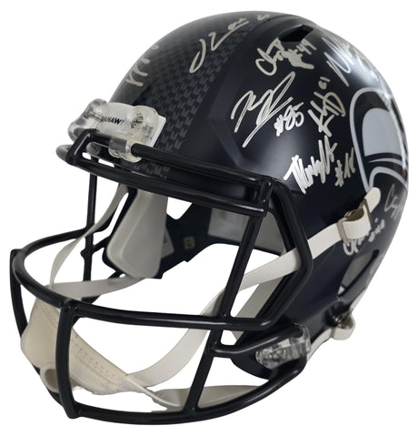 2025 Seahawks Team Signed Full Size Helmet COA Proof Autographed Seattle Seahawks