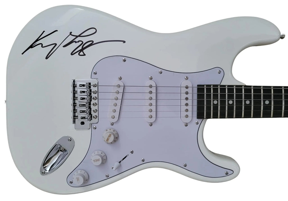 Kenny Loggins Signed Full Size Electric Guitar COA Proof Autographed Footloose Top Gun