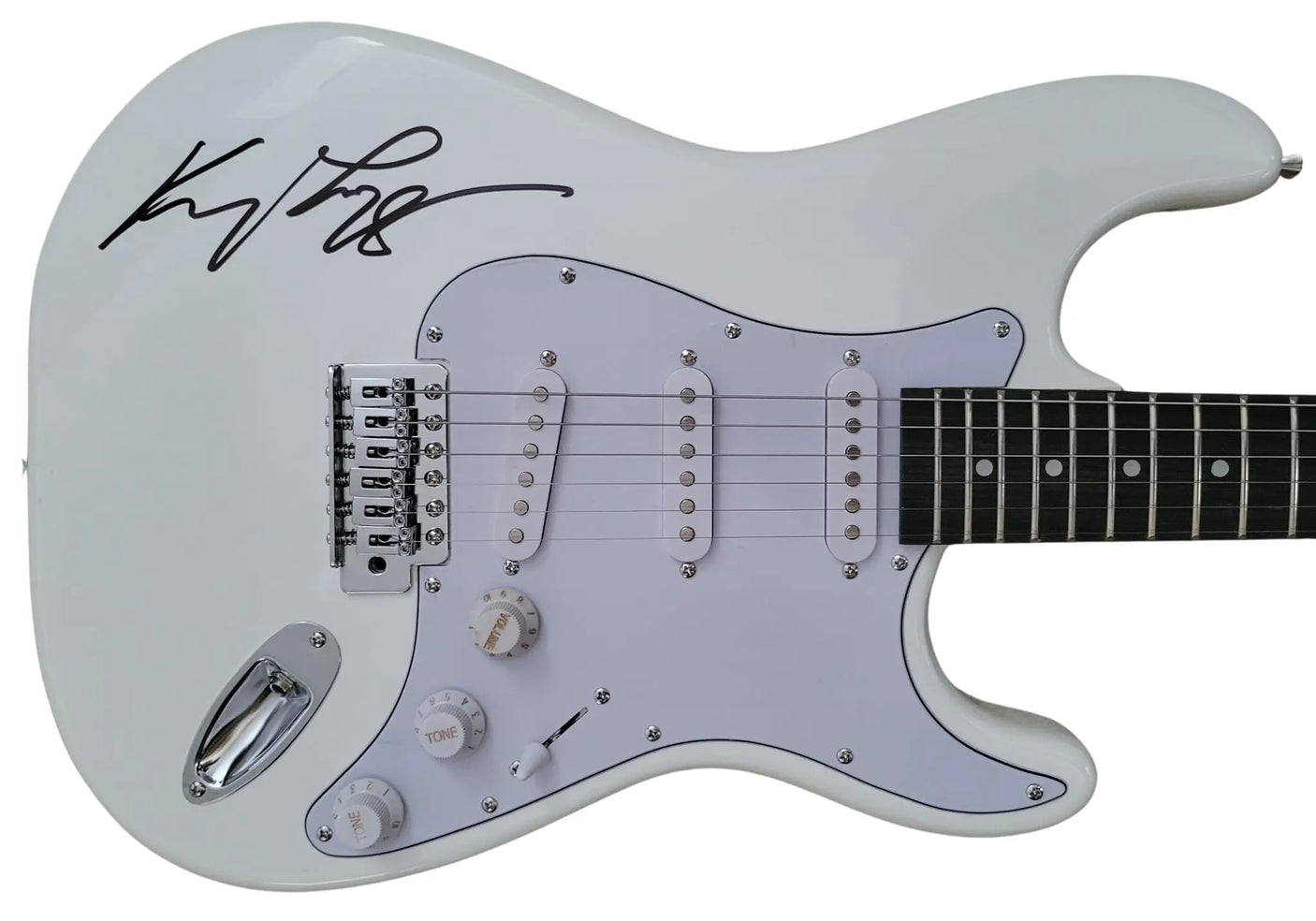 Kenny Loggins Signed Full Size Electric Guitar COA Proof Autographed Footloose Top Gun
