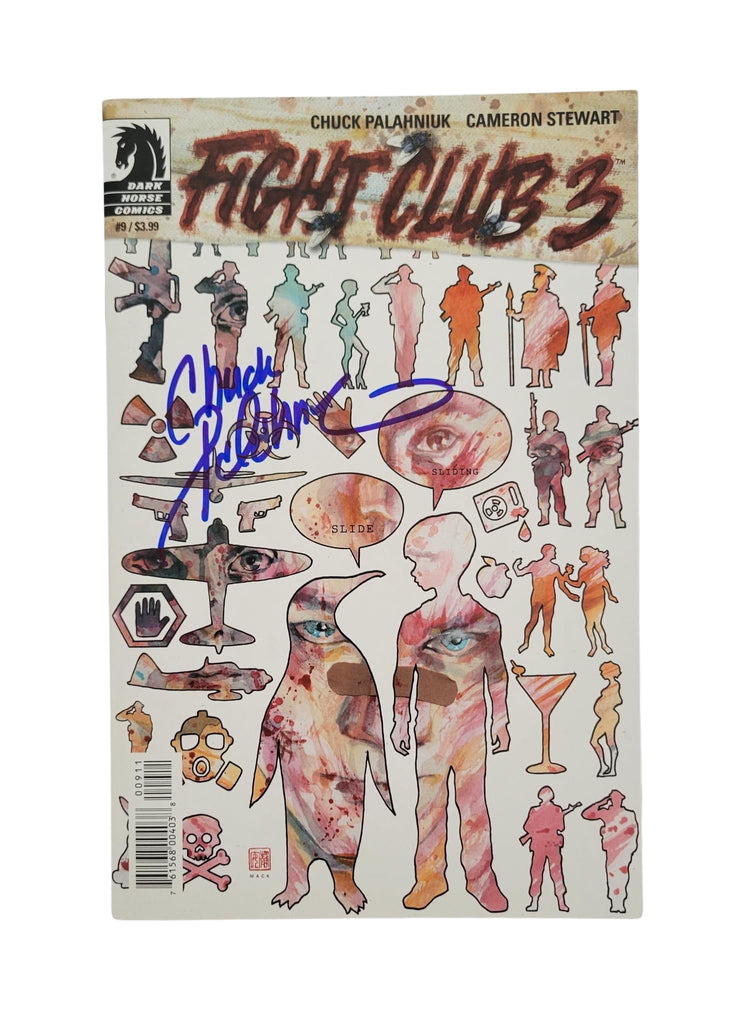 Chuck Palahniuk Signed Flight Club 3#9 Comic Book COA Exact Proof Autographed STAR