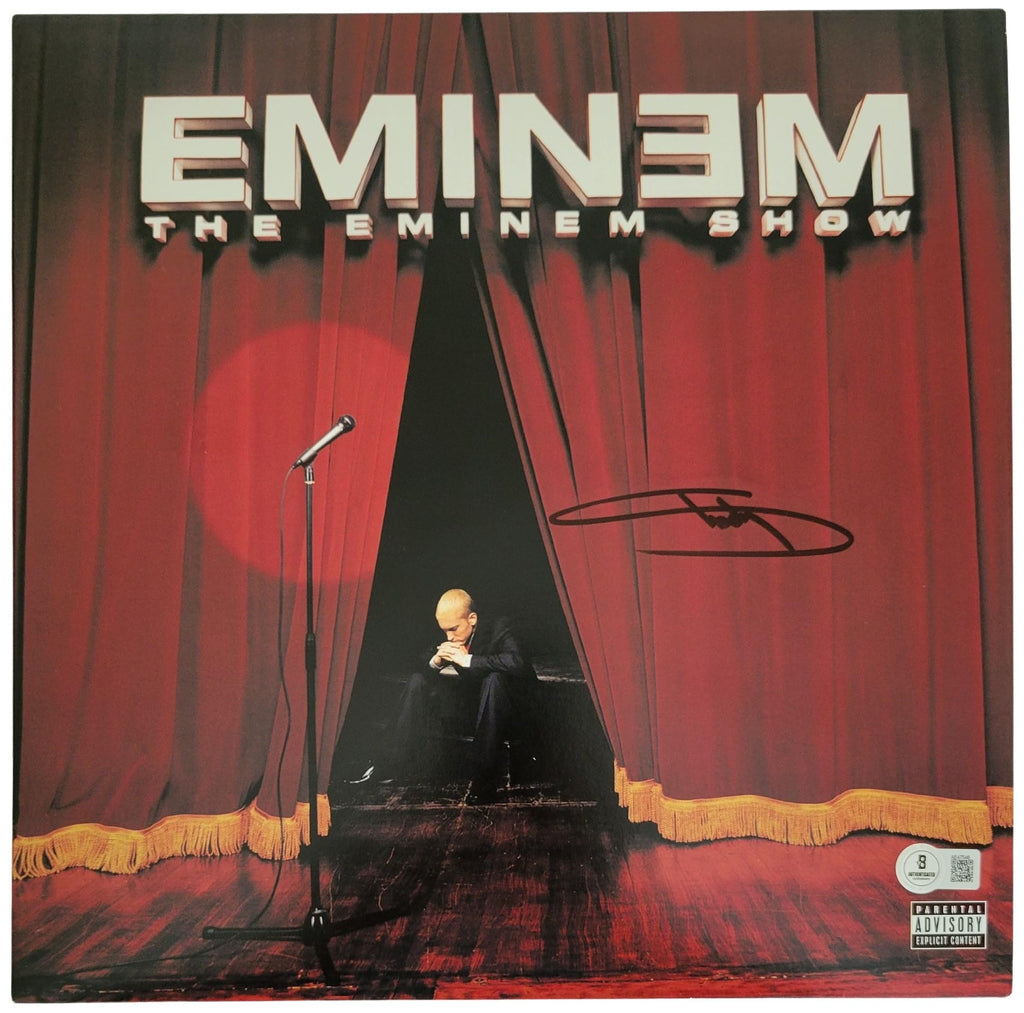 Slim Shady Signed The Eminem Show Album Beckett COA Autographed Vinyl Record Rare