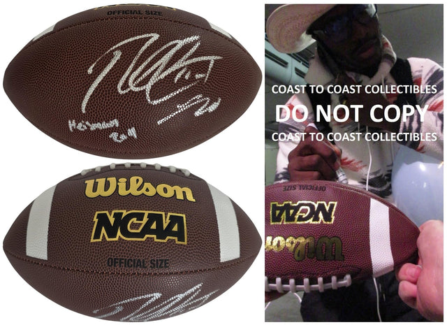 Robert Griffin III Signed NCAA Football Proof COA Autographed Baylor Bears Heisman RG3