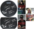 Great White Band Signed 10'' Drumhead COA Exact Proof Autographed Rock Band