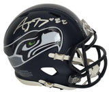 AJ Barner Signed Seattle Seahawks Mini Football Helmet Proof COA Autographed