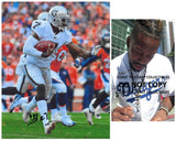 Marquette King signed Raiders football 8x10 photo Proof COA autographed