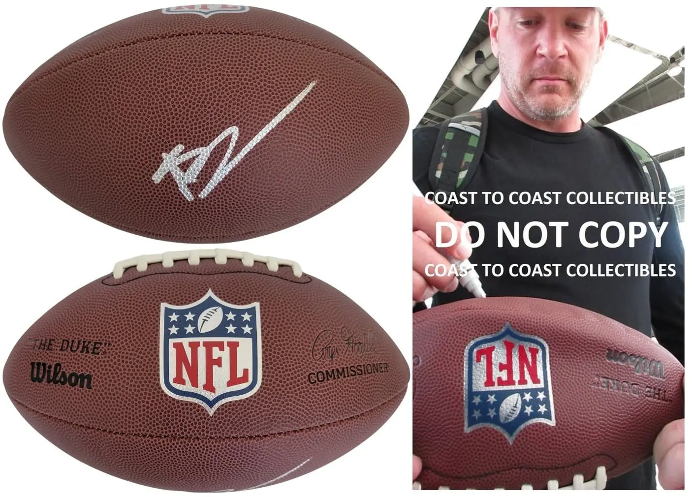 Brian Urlacher Signed Duke Football Proof COA Autographed Chicago Bears HOF