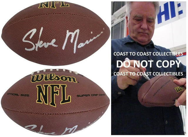 Steve Mariucci Signed Football Proof COA Autographed San Francisco 49ers Cal