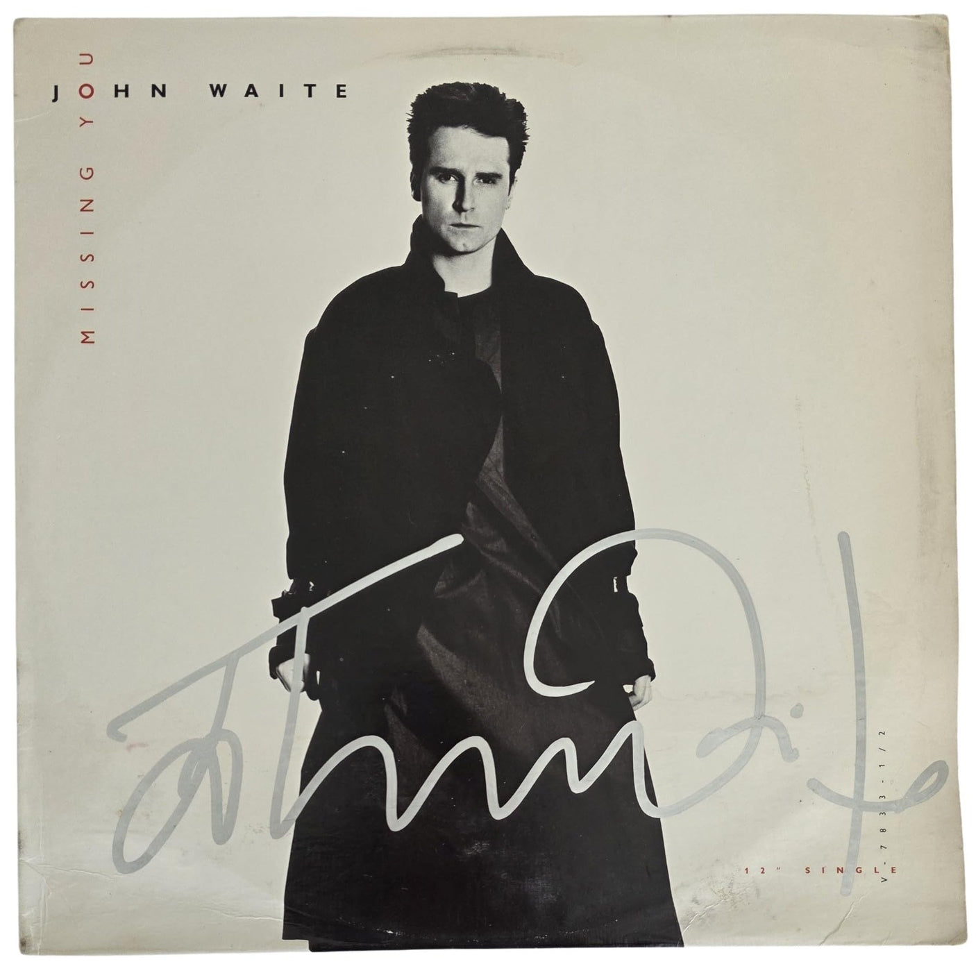 John Waite Signed Missing You Album COA Exact Proof Autographed Vinyl Record